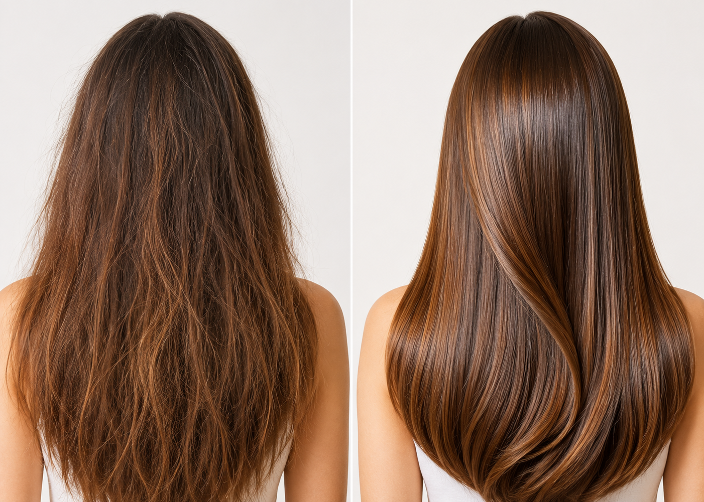 Cabelo após 30 dias