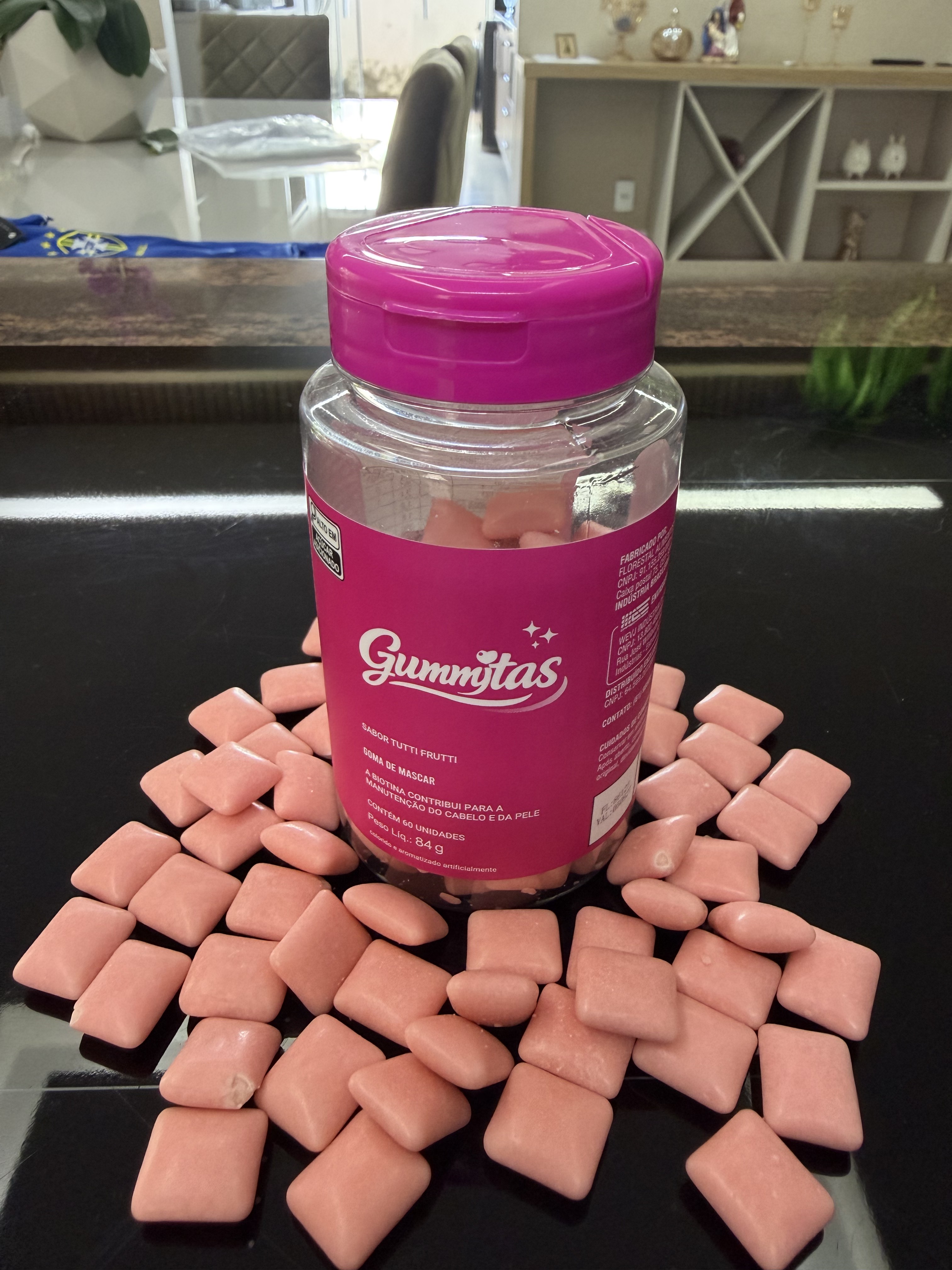 Pote Gummytas com gomas tutti frutti